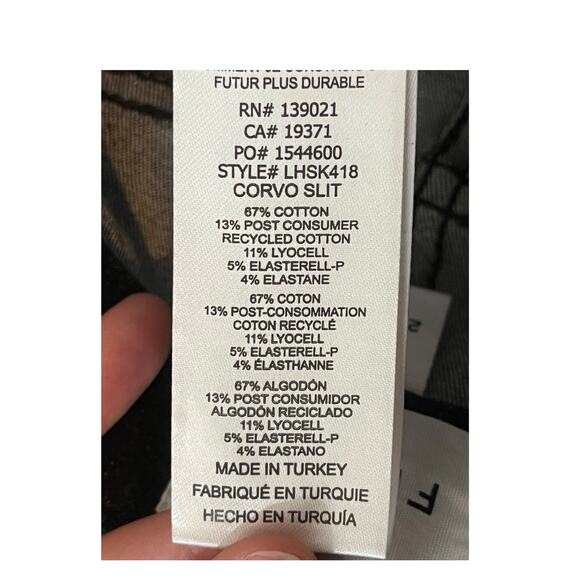 Frame Jeans Le High waisted skinny black size 24 - Picture 7 of 8